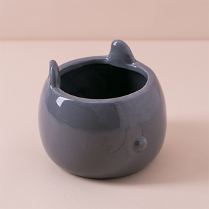 Macetas y jardineras decorativas de cerámica para jardín, diseño de búho pequeño de dibujos animados, suculentas - Product Image 5