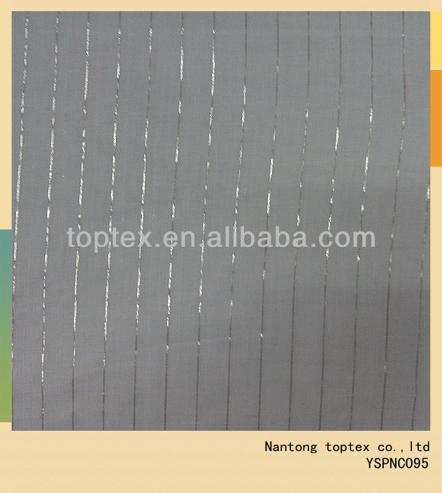 99% хлопок, 1% серебро, поплин с люрексом