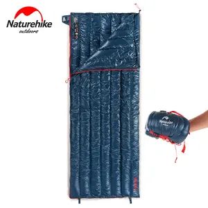 NatureHike empalme 1 persona o doble bolsa de dormir al aire libre Camping ultraligero sobre 95% a 570g de ganso saco de dormir