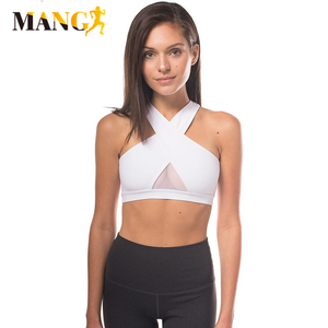 Ad alto Impatto Delle Donne di Fitness Tank Top Palestra di Allenamento di Nylon Della Maglia Dei Vestiti di Sport Del Reggiseno - Product Image 1