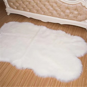 Tapis Double imitation peau de mouton en tissu à poils longs pour enfants - Product Image 6