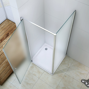 Orico — boîtier de douche carré à deux portes, meuble de luxe, facile à installer, avec verre givré de 6mm - Product Image 6