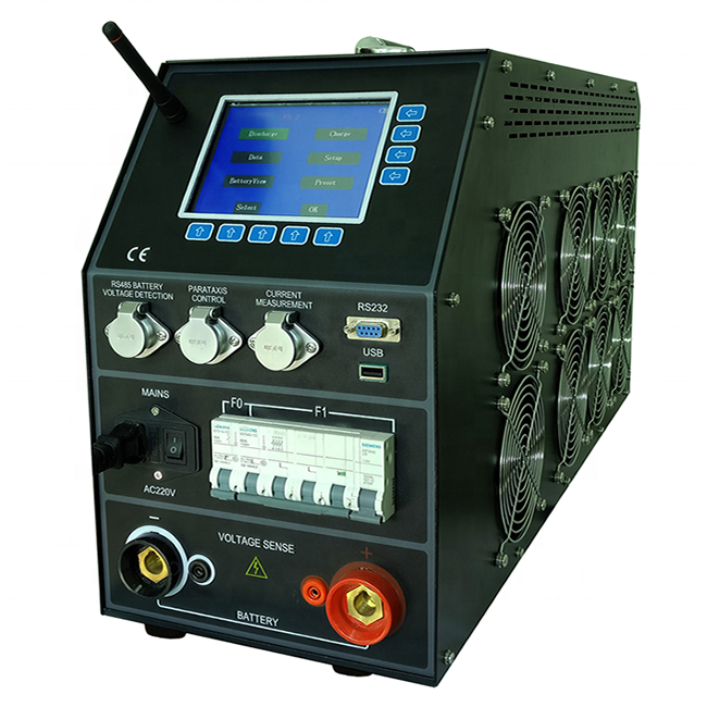 12V-480VDC 0-120A регулируемый постоянный ток 5 дюймов ЖК-дисплей легкий вес разряда батареи с тестером емкости