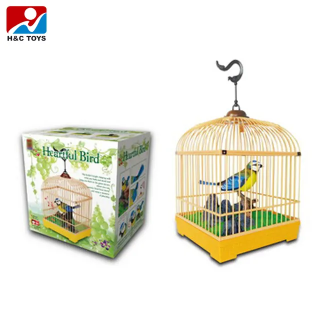 Hot sale electric sound control singing bird toy HC394491