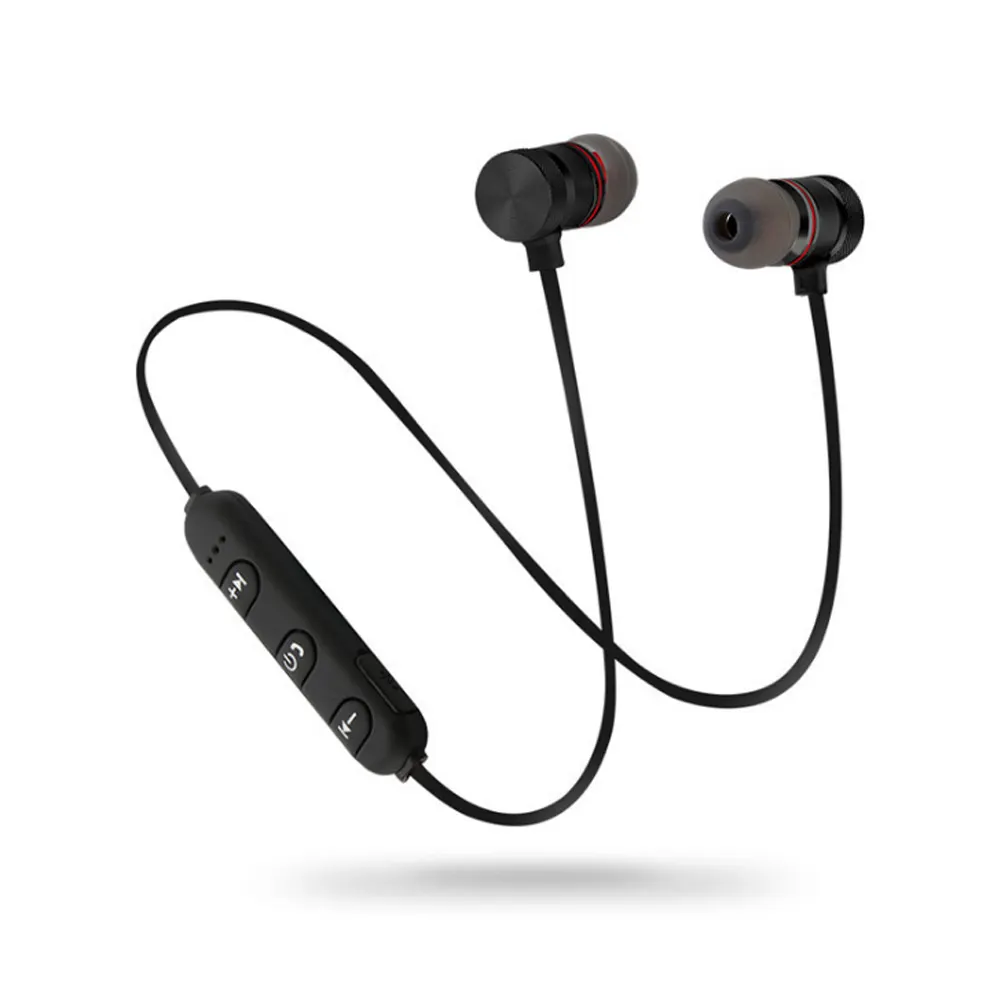 Nieuwe Collectie Magneet Stijl Metalen M9 Draadloze Oortelefoon V4.1 Sport Draadloze Hoofdtelefoon Met Microfoon Mobiele Telefoon Headset In Ear