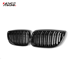 <span class=keywords><strong>Calandre</strong></span> en maille <span class=keywords><strong>noire</strong></span> brillante, accessoire de voiture magnétique et brillante, à Double lancers, adapté à la <span class=keywords><strong>BMW</strong></span> série 3 E92 E93 335i M3 GTS 2006 — 2009 - Product Image 2