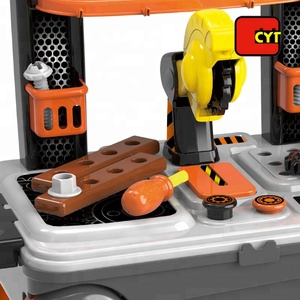 2 in 1 <strong>Kids</strong> Kit Rod Suitcase Simulation Maintain Table Deluxe Toy <strong>Tool</strong> <strong>Set</strong> for Sale - Product Image 4