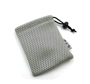 Tùy chỉnh Polyester xà phòng bao bì màu đen nhỏ dây rút <span class=keywords><strong>nylon</strong></span> lưới túi với logo - Product Image 4