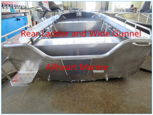 Barco de pesca deportiva de aluminio de 4,2 M/5m con motor fuera de borda para surf al aire libre en ríos y lagos para exportación - Product Image 4