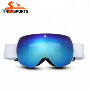 HUBO 166C Bán Hot Biểu Tượng Tùy Chỉnh UV400 Kính Trượt Tuyết Không Khung Kính Trượt Tuyết Chống Sương Mù Tuyết Snowboard Goggles Magnetic - Product Image 2