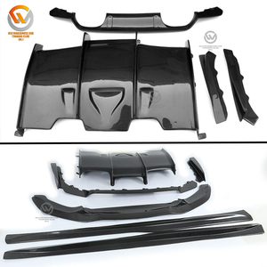<span class=keywords><strong>2015</strong></span> + F80 M3 F82 M4 PSM estilo alerón de parachoques trasero labio nueva condición Kits de cuerpo de fibra de carbono imprimación negra/superficie brillante atornillada - Product Image 3