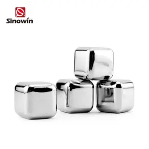 Set de Regalo de Piedras Enfriadoras para Whisky, Cubitos de Hielo Premium de Acero Inoxidable, Piedras Clásicas para Whisky y Cerveza Fría - Product Image 1