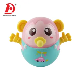 HUADA 2023 di alta qualità Little Baby Cartoon Roly-poly Dolls Toy bicchiere per capezzoli in plastica personalizzato