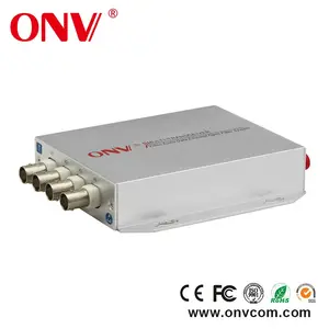 Видео оптоволоконный передатчик и приемник высокого разрешения 1310 нм, 4 канала