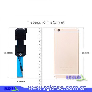 Suprême <span class=keywords><strong>mini</strong></span> 1 le plus court câble prenez pole all in one pliable selfie bâton - Product Image 5