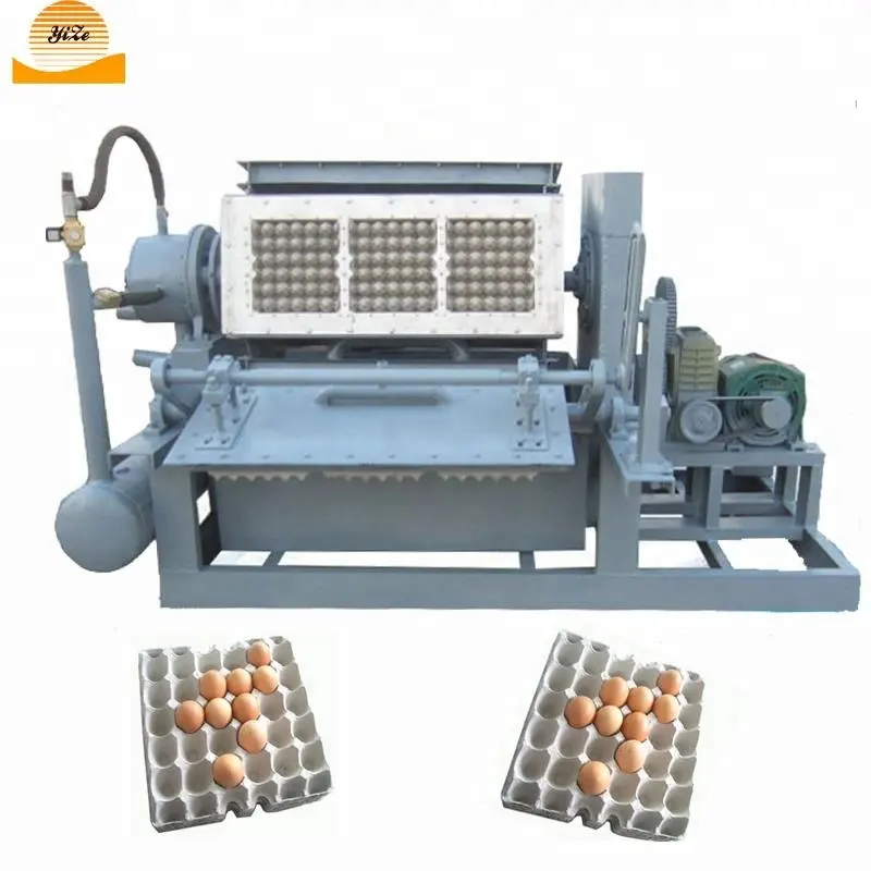 Plastic ei lade productie machine papier ei schotel maken machine