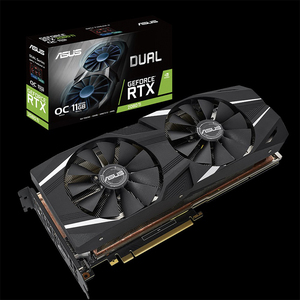 Tarjeta gráfica para juegos ASUS DUAL <span class=keywords><strong>Geforce</strong></span> RTX 2080Ti OC 11G usada con memoria de vídeo PCI Express 3,0 11GB GDDR6 - Product Image 3