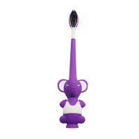 Brosse à dents en plastique pour enfants Dr.Perfect Elephant, best-seller, avec poignée antidérapante et poils souples, pour usage domestique et commercial