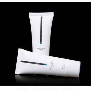 Elegante <span class=keywords><strong>Hotel</strong></span> Amenities Set Cepillo de dientes Champú Gel de ducha Zapatilla Jabón Set Embalaje Caja de tarjeta de papel con logotipo personalizado - Product Image 4