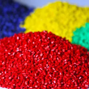 البلاستيك اللون الأحمر ماستر مع PC ABS بولي إيثيلين عالي الكثافة البولي إثيلين المنخفض الكثافة LLDPE الكريات