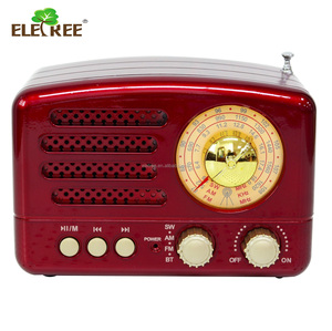 Altoparlante Wireless AURTEC Dual 10W in Legno Naturale con AUX, <span class=keywords><strong>USB</strong></span>, Suono Stereo HD e Radio FM Vintage # M-U163BT - Product Image 2