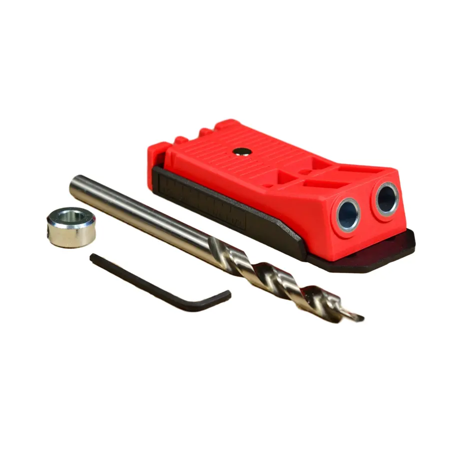 Woodfox NEW Hand Mini Tool Kit Hộp Tùy Chỉnh Allen Cờ Lê Pocket Lỗ Jig Cắt Gỗ Làm Việc Máy Móc Với Thép C Kẹp