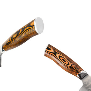 Cuchillos <span class=keywords><strong>de</strong></span> Carnicero Chinos <span class=keywords><strong>Damasco</strong></span> VG10, Cuchillo <span class=keywords><strong>de</strong></span> Chef con Mango <span class=keywords><strong>de</strong></span> Madera Pakka - Product Image 3