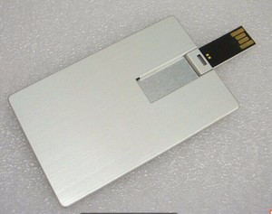 De visita del metal cardl usb flash drive, aluminio tarjeta de crédito usb - Product Image 2