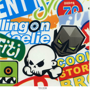 <span class=keywords><strong>Film</strong></span> d'impression par transfert d'eau Hello Kitty & Candy Skull, livraison rapide, matériau PVA, impression hydrographique colorée - Product Image 2
