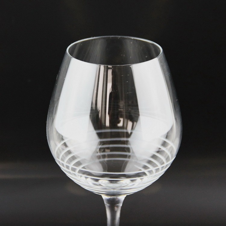 8oz~20oz Handmade Wine Glass Lead Free Crystal Glass Burgundy Goblet