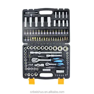 108 PCS Professional 1/4'' 1/2''Dr. CR-V Hand Tools Socket Set
