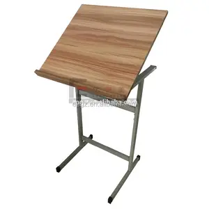 Регулируемый наклонный стол для рисования, деревянный чертежный стол для рисования