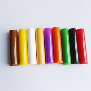 5gリップバームチューブ空のプラスチックチューブ口紅チューブ丸い口紅プラスチック素材と口紅化粧品タイプ