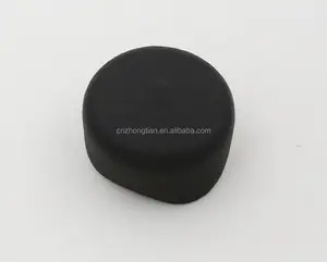 ID 50mm Height 30mm Black Rubber End Caps For Pipe Tubing