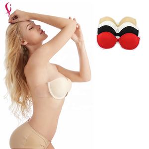 <span class=keywords><strong>Reggiseno</strong></span> <span class=keywords><strong>senza</strong></span> <span class=keywords><strong>spalline</strong></span> <span class=keywords><strong>senza</strong></span> schienale <span class=keywords><strong>senza</strong></span> cuciture <span class=keywords><strong>reggiseno</strong></span> Push-Up <span class=keywords><strong>nero</strong></span> monopezzo con supporto <span class=keywords><strong>senza</strong></span> fili nuove coppe adesive - Product Image 2