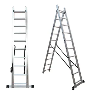 24 Stappen Aluminium Combinatie Ladder Een Frame Aluminium Ladder Opvouwbare Jacht Ladder Stand