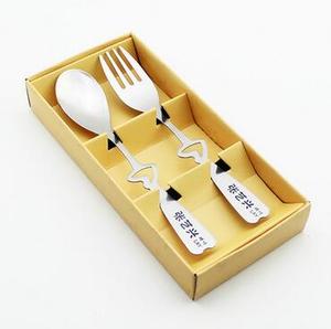 Più Venduto Del Cuore A Forma <span class=keywords><strong>di</strong></span> Cucchiaio E Forchetta Set <span class=keywords><strong>di</strong></span> Cerimonia Nuziale Favorisce I Regali Per Gli Ospiti - Product Image 2