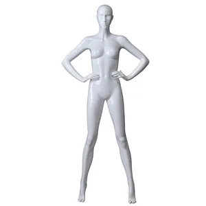 מלא גוף מופשט לבן יפה נקבה mannequin עומד slim סקס dummy