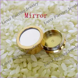 [SS-F651A] Mirror Design High Polish Stainless Steel Ear Flesh Tunnel Piercing