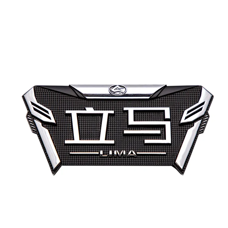 Logo de galvanoplastia impreso personalizado fabricante de placas de Metal, emblema de coche 3D