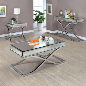 أعلى جودة فاخرة الاكريليك معكوسة طاولة مع أرجل من الصلب المقاوم للصدأ - Product Image 2