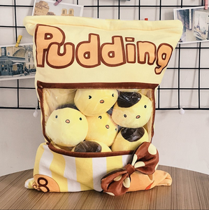 Japanese Food Toy Pillows 8 Cute <strong>Mini</strong> Stuffed Pudding Chicks <strong>Dinosaures</strong> Piggies Unicorns Per Food Pillows - Product Image 2