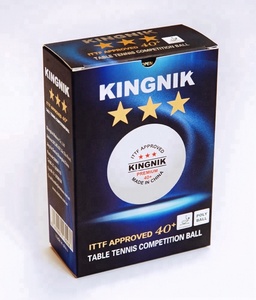 Balle <span class=keywords><strong>de</strong></span> <span class=keywords><strong>tennis</strong></span> <span class=keywords><strong>de</strong></span> <span class=keywords><strong>table</strong></span> en plastique ABS (balle <span class=keywords><strong>de</strong></span> ping-pong <span class=keywords><strong>de</strong></span> compétition) certifiée ITTF certifiée KINGNIK <span class=keywords><strong>de</strong></span> marque Premium 3 étoiles 40 + - Product Image 5