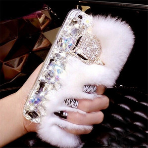 Le più nuove custodie per capelli in pelliccia di coniglio con castoro morbido caldo Bling di lusso per <span class=keywords><strong>iPhone</strong></span> <span class=keywords><strong>14</strong></span> 13 12 <span class=keywords><strong>Pro</strong></span> <span class=keywords><strong>Max</strong></span> 11 Xr 7 8 Plus - Product Image 5