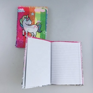 Su misura Per Bambini A5 o A6 scuola forniture diario sequin del taccuino del fumetto - Product Image 2