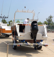 Kastking — bateau de pêche candie rigide de 5.8m, accessoire marin en aluminium renforcé de haute qualité