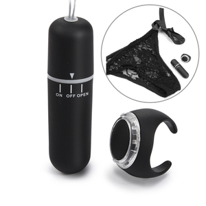 Vinger Draadloze Bediening Mini Bullet Kegel Afstandsbediening Sexy Kanten Riem Op Ondergoed 10 Frequentie Vibrators Panty - Product Image 2