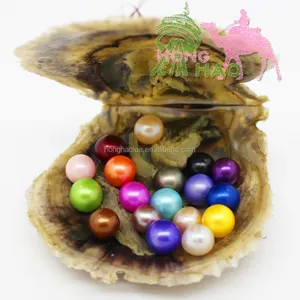 Perlas naturales de agua dulce gemelos, 4A, 6-7mm, 1 # y 10 # colores, venta al por mayor Se pueden empaquetar 21 colores individualmente