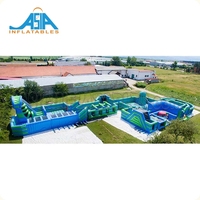 Parque de Juegos Inflable Gigante Personalizado de Fábrica, Parque de Atracciones Inflable al Aire Libre para Niños en Venta