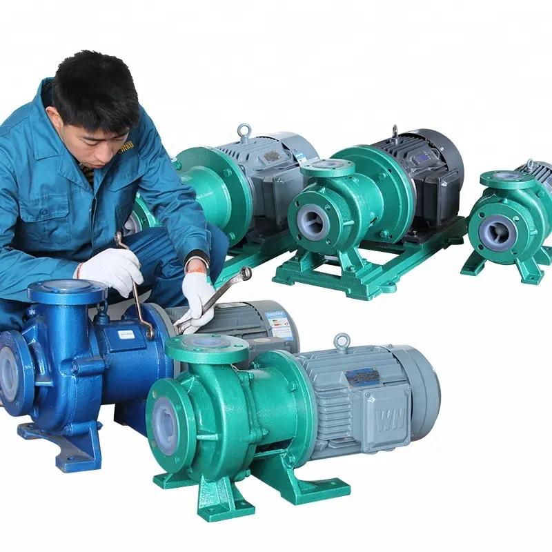 Chemical FEP PFA PTFE Lining SS Material Magnetic Drive Pump